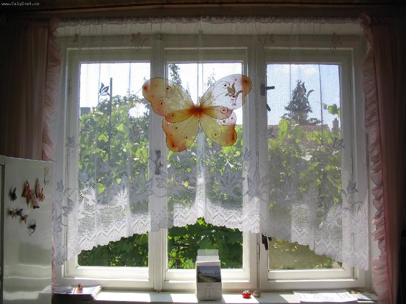Foto: na�e mot�lkov� okno-mot�lkov� kouzlo v na�� kuchyni