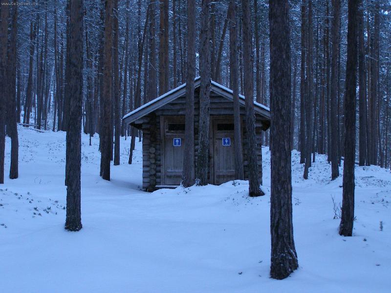 Foto: �iroko daleko jedinn� WC a gratis-Laponsko