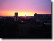 Z�pad slunce nad Bohnicemi